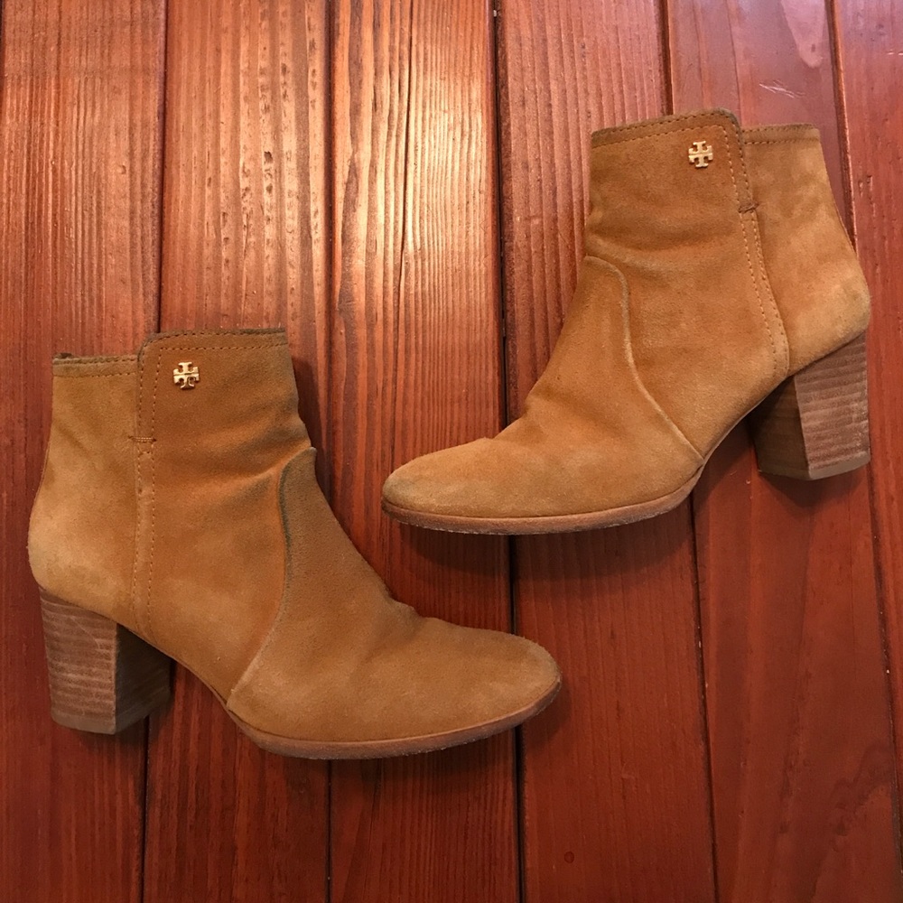 Tory Burch Suede Bootie // Tan // Size 7